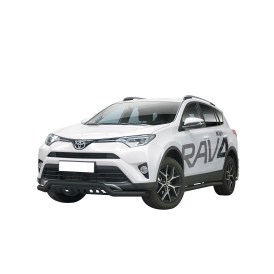 Spoilerschutzbügel flach mit U-Schutz Blech 70mm schwarz Toyota RAV4 2016 bis 2018